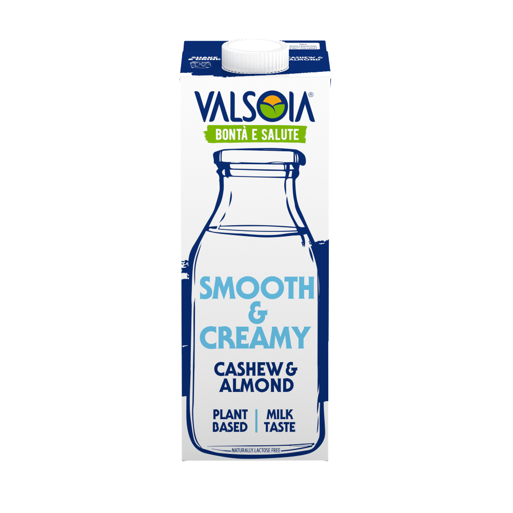 VALSOIA Cashew & Almond Plant-based drink - extra smooth & creamy