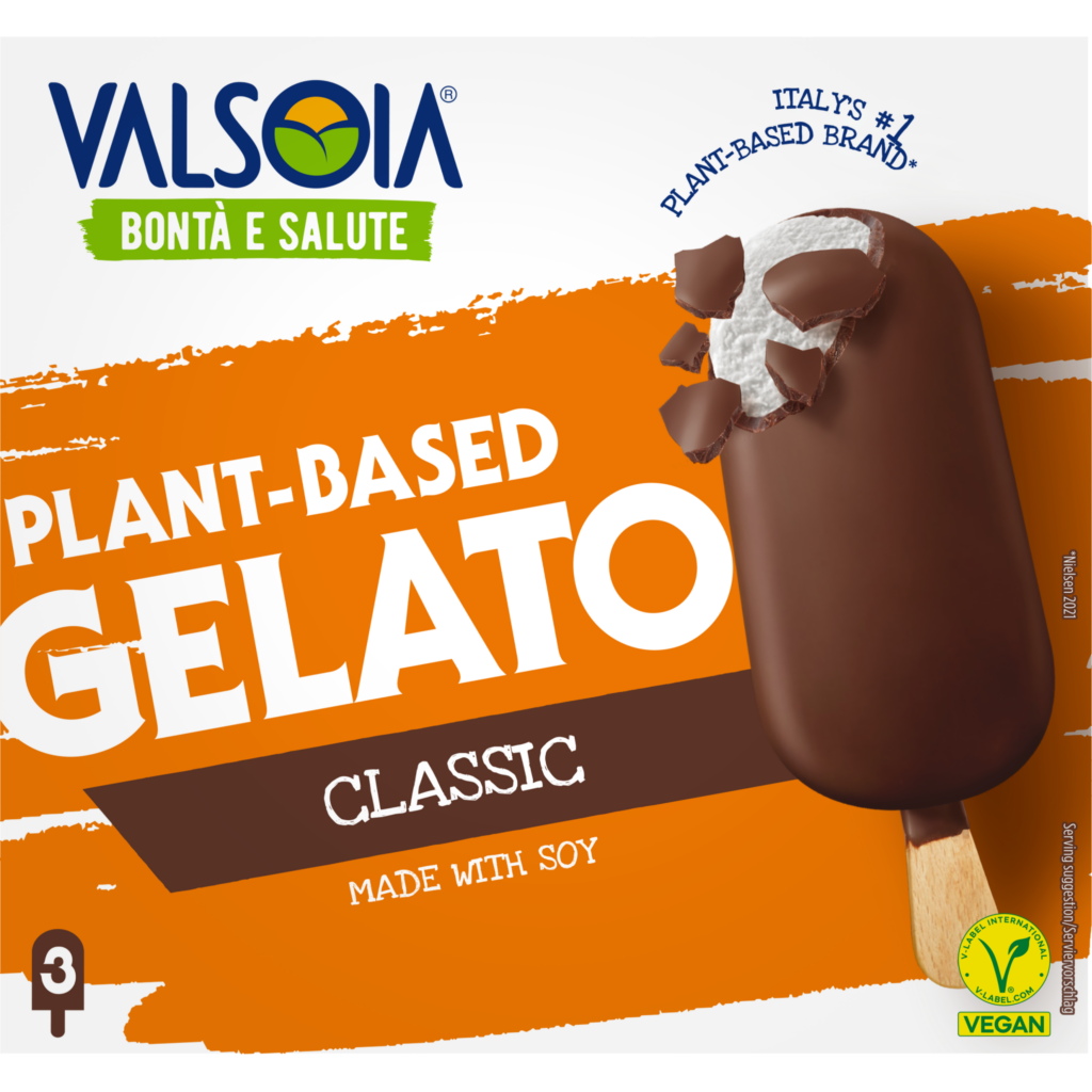 VALSOIA Plant-Based ice cream: classic stick gelato