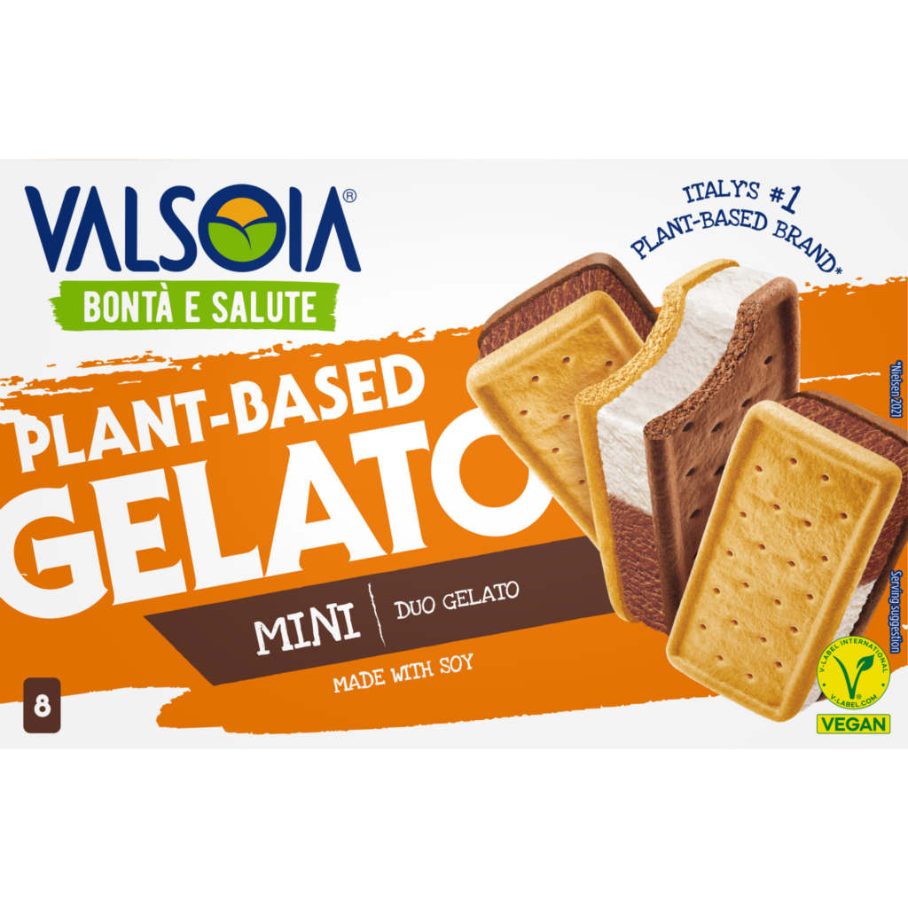 VALSOIA Plant-Based ice cream: sandwich gelato